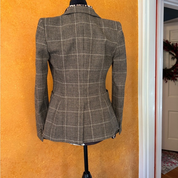 Rachel Zoe Plaid Blazer Jacket - Picture 3 of 5